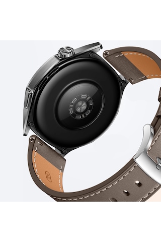 Huawei Watch Gt3 Pro Gt3 Gt2 46mm İle Uyumlu Dikiş Desenli Deri Metal Tokalı Akıllı Saat Kordonu