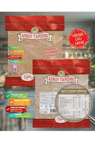 1 Paket Ekşi Hamurlu Kepekli Lavaş Ekmeği