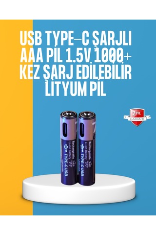 Lityum Aaa Pil - Düşük Enerji Tüketen Cihazlar İçin Maksimum Dayanıklılık