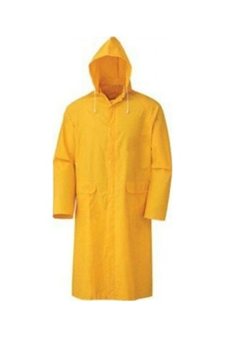 Master Pvc Polyester Balıkçı Kapşonlu Pardösü Yağmurluk Xxl