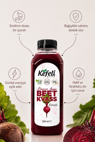Pancar Suyu Kvass 500 Ml X 6 Adet
