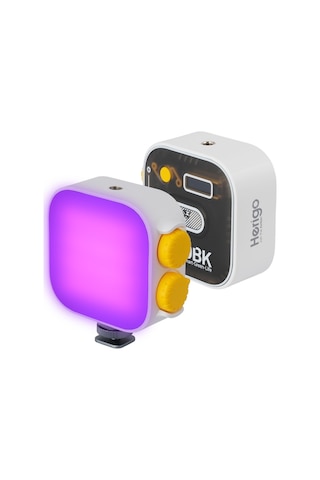 Herigo Hr-ph002 Rgb Mini Led Video Işığı Type-c Şarjlı Ekranlı 2000mah