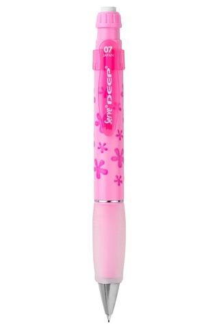 Deep Mekanik Kurşun Klm 07 Mm, Şeker Pembe, Çiçek Deseni Çok Renkli