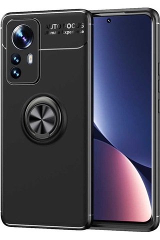 Xiaomi Mi 12 Kılıf Zore Ravel Yüzüklü Silikon Kılıf