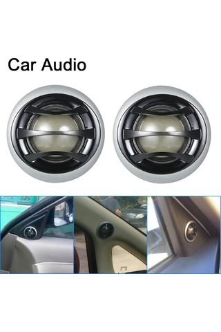 Honmex 2 İnç 150w Oto Mikro Sfera Titreşici Hoparlörü, Yüksek Sadakatli İpek Filmi, Dahili Çaprazlayıcı, Hızlı Kurulum, 1 Çift