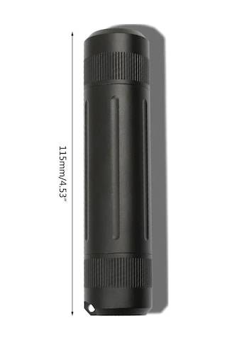 Neevoyu Küçük Hava Geçirmez Alüminyum Saklama Kapsülü - Vitamin, Hap Ve Balık Yağı İçin Mükemmel Çözüm Siyah