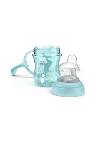 Chicco Yumuşak Uçlu Geçiş Bardağı 4ay Erkek Yen 00006911250000 Light Blue Açık Mavi