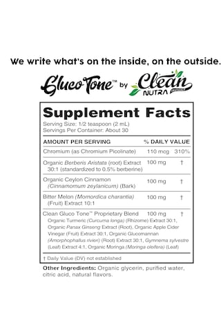 Clean Nutraceuticals Berberine With Ceylon Cinnamon Supplement Liquid Drops 60 Ml, Bitter Melon Extract Usa Menşeii Dmmedicineden Aromasız