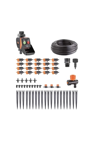 Claber 90763 Timer Kit 20 Pratico Damlama Hortumlu Zamanlayıcı Set