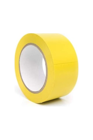 Yer Işaretleme Bandı Pvc 50Mm X 30M Sarı Renk