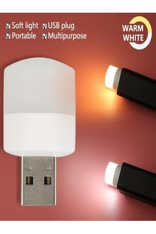 Mini Ampul 1W Taşınabilir Usb Led Işık - Powerbank Uyumlu