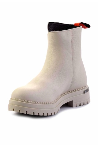 Harley Davidson Beige Leather Kadın Bot & Bootie Hd0777003903 001