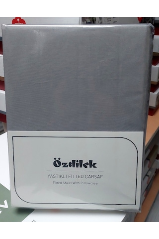 Özdilek Colourist Fitted Çift Kiş. Çarşaf Seti 160x200 Silver Gri Gri