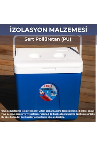 25 Lt Buzluk Termos 1022 Cooler Box Mavi