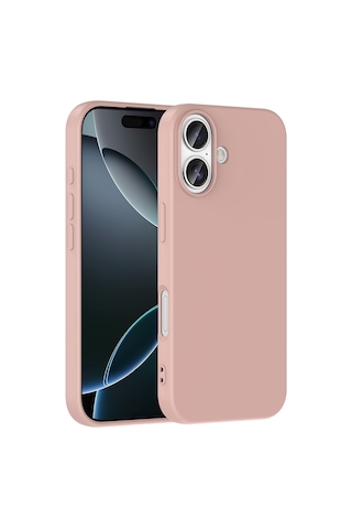 Techaks Apple Uyumlu iPhone 17 Kılıf Zore Mara Lansman Kapak - Desert Gold Altın