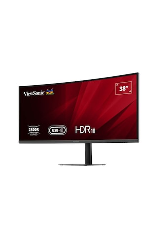 Viewsonic Va3820c 37.5" 75hz 5ms Hdmı+dp+usb-c Uwqhd+ Ips Curved Vesa Monitör