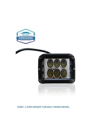 2 SIRA KENARI TURUNCU ÇAKAR KAPUT (6LED)