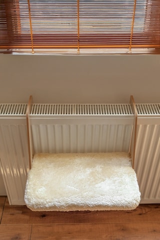 Gobypet Peluş Kalorifer Petek Radyatör Yatağı Geniş Kedi Köpek Kalorifer Yatağı + Paspas