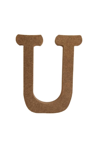 Na Neşeli Ahşap 15 Cm 18 Mm Ahşap U Harfi.boyanabilir Ahşap Harf.ahşap Boyama Ürünü.ham Ahşap Harf Model Neseli234568202