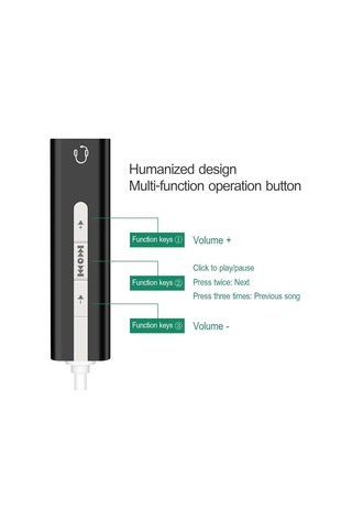 USB Type C 3.1 To 3.5 mm. Jack Harici Ses Kartı 7.1 AUX Çevirici