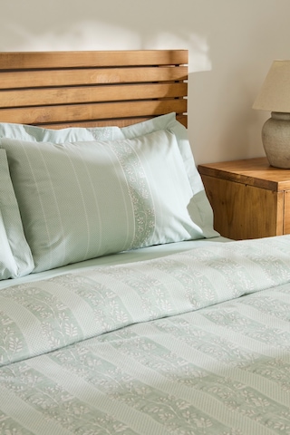 Kaşmir Home Tove %100 Pamuk Tove Çift Kişilik Pike Takımı Çağla Çağla