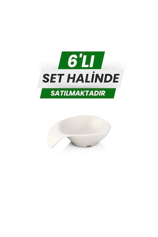 Alezy 661 Göreme Melamin Termostar Mat Kulplu Sosluk 12 Cm Beyaz