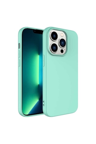 Apple Uyumlu iPhone 14 Pro Max Kılıf Zore Mara Lansman Kapak Light Green