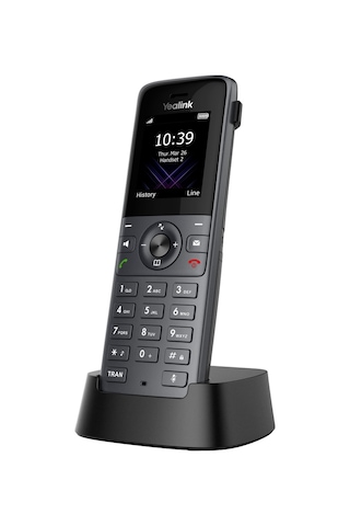 Yealınk W73h, Dect, Kablosuz Ip Telefon, Siyah, 1.8" Renkli Ekran, 35 Saat Konuşma, 400 Saat Be