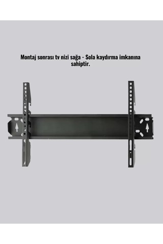 Home 32-65 İnç Lcd Led Tv Askı Aparatı 75 Kg Taşıma Güçlendirilmiş Çelik