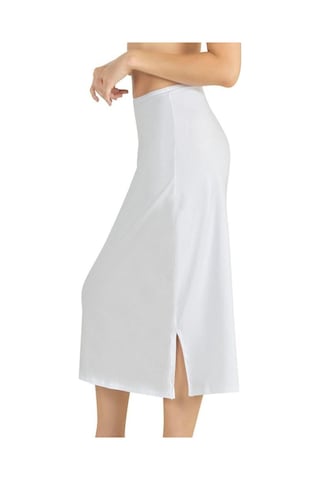 Fabony Bayan Uzun Jüpon 1220 Beyaz