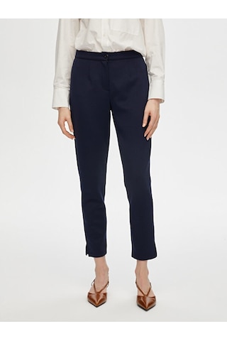 Faik Sönmez Slim Fit Örme Pantolon B00053-1 B00053-120 Lacivert