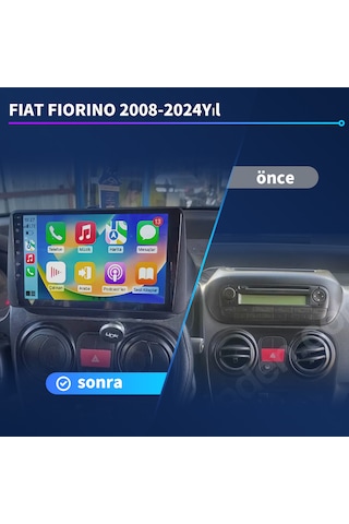 Fıat Fıorıno 2008-2024yıl 1gb Ram 16gb Rom Carplay Multimedya