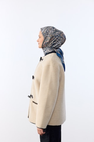 Mirsoy Scarf Zümra Desen Eşarp Mavi