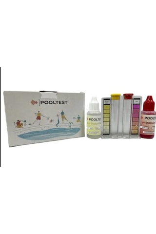 Pooltest Sıvılı Ph Klor Havuz Kimyasalı Test Kiti Pooltest Sıvılı Ph Klor Havuz Kimyasalı Test Kiti