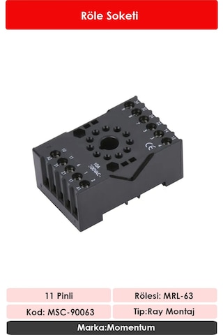 Momentum Röle Soketi 11 Pin MSC-90063