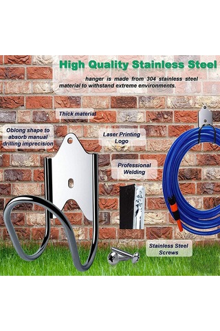 Suntek Çim Garaj Depolama Bisikleti Için Hortum Tutucu