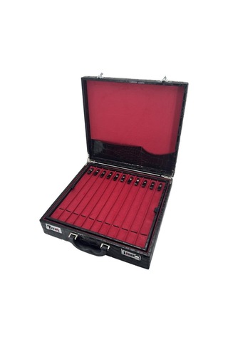 Kuyumcu Tespih Takı Taşıma Ve Saklama Çantası 44'lü Siyah