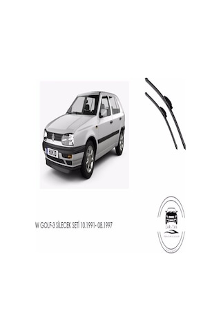 Golf 3 Muz Silecek Takımı 1.4 1.6 Motor Araca Özel Aparat 1991-1997 Arası