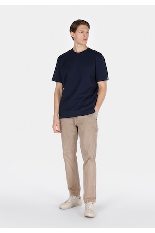 Colin's Colins Comfort Fit Yuvarlak Yaka Jakarlı Erkek Lacivert Kısa Kol Tişört Cl1073378 Cl1073378 Q1.v2 Nav Lacivert