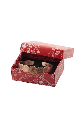 Dualı Mıknatıslı Doğal Bakır Bileklik Bakır