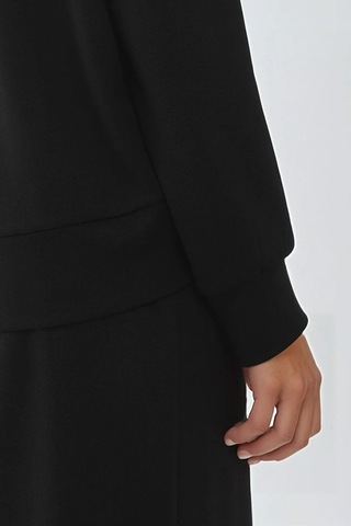 Hiccup Modal Dokunuşlu Basic Sweatshirt Siyah