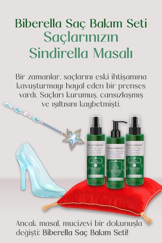 Mecitefendi Biberiye Saç Bakım Seti Biberella - Biberiye Şampuan 150 ml + Biberiye