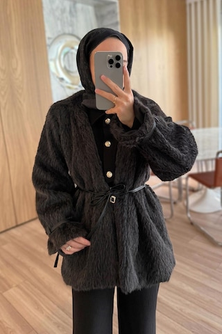 Alpaka Kürk - Siyah Siyah