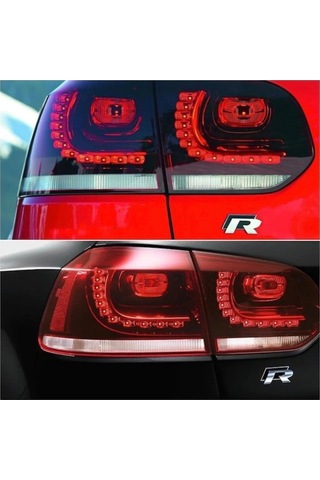 Volksvagen R Metal Yapıştırma Logo Arma Sticker