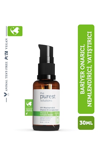 The Purest Solutions Vitamin B Complex Serum 10% Niacinamide & Vi