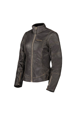 Icon Tuscadero 3 Korumalı Kadın Motosiklet Montu Siyah