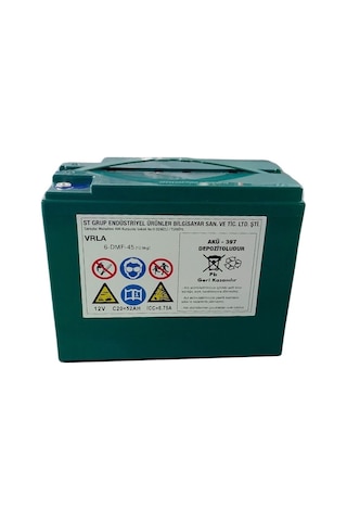 Safir Jel Akü 12 V - 45+ Ah 12.9kg 60 Ah Uyumlu