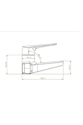 Creavit BV2500 Bevel Banyo Armatürü Krom