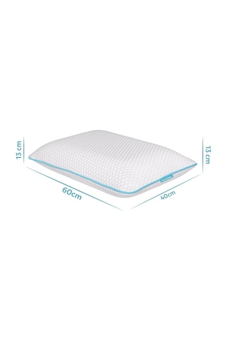 Viscofoam Boyun Destekli Ortopedik Yastık Tombul Visco Yastık - 59x39x13cm