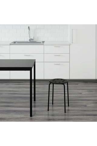 Ikea Marıus Tabure İkea, Siyah 45 Cm 60360928 409568386 Siyah